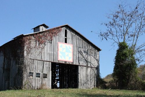 quilted barn